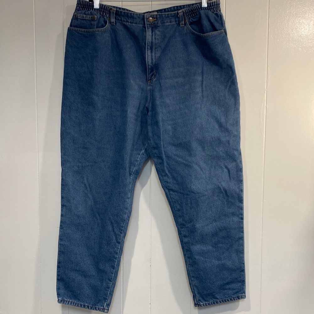 L.L.Bean Jeans | Original Fit Relaxed Flannel Lined 20W Reg
